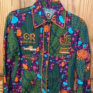CR Ranchwear Cactus Print Top
